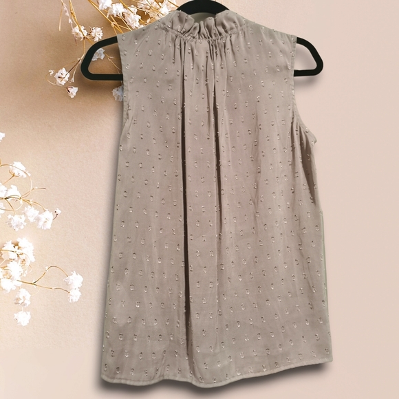 H&M lavender sleeveless blouse sz2 - Picture 2 of 3